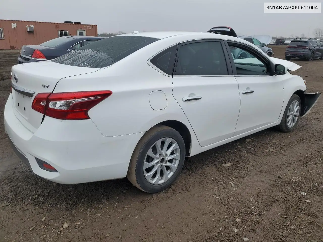 3N1AB7APXKL611004 2019 Nissan Sentra S