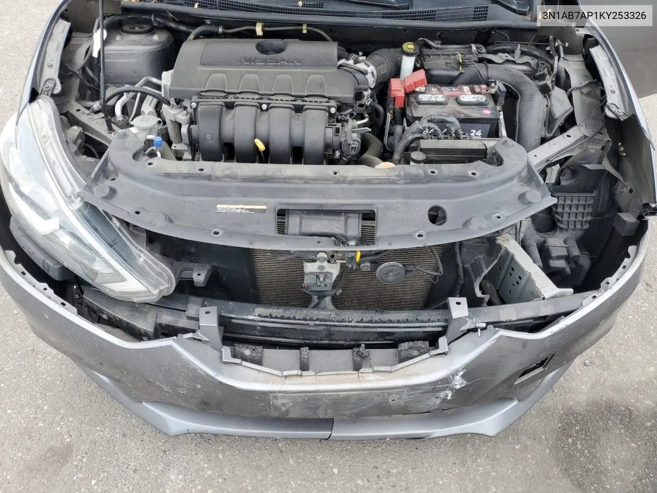 3N1AB7AP1KY253326 2019 Nissan Sentra S