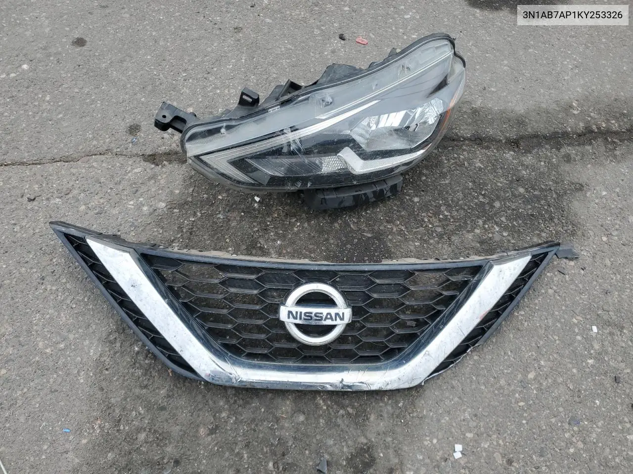 3N1AB7AP1KY253326 2019 Nissan Sentra S