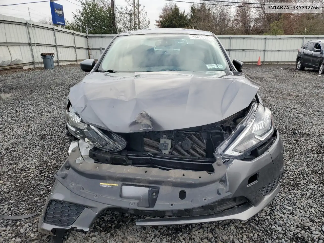 3N1AB7AP9KY392765 2019 Nissan Sentra S