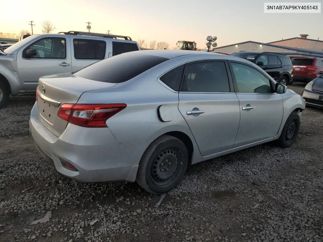 3N1AB7AP9KY405143 2019 Nissan Sentra S