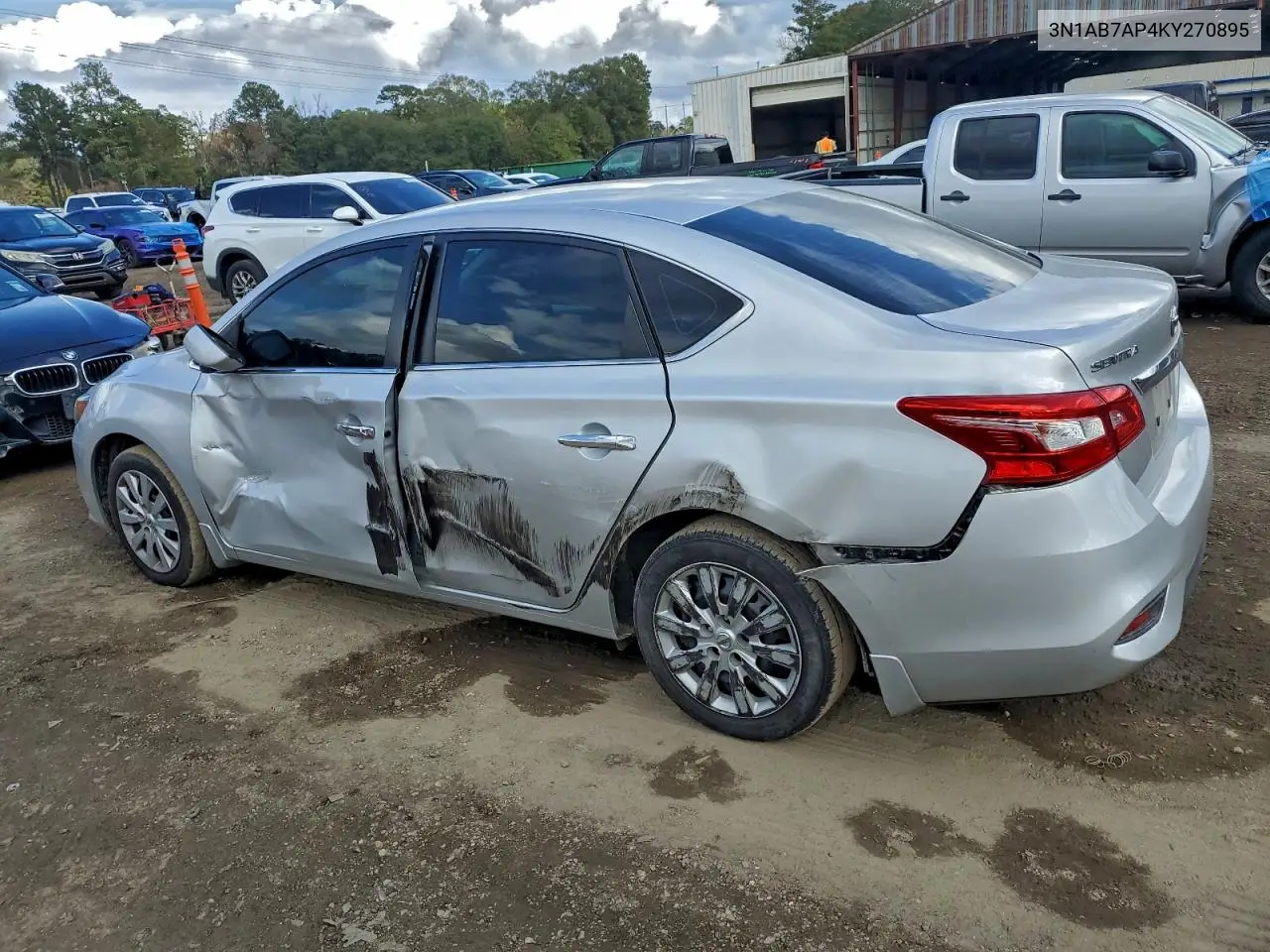3N1AB7AP4KY270895 2019 Nissan Sentra S