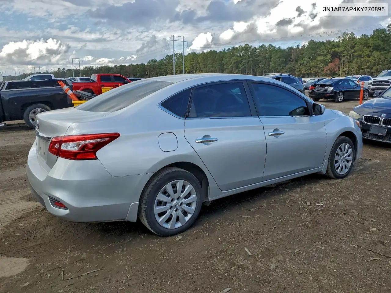 3N1AB7AP4KY270895 2019 Nissan Sentra S