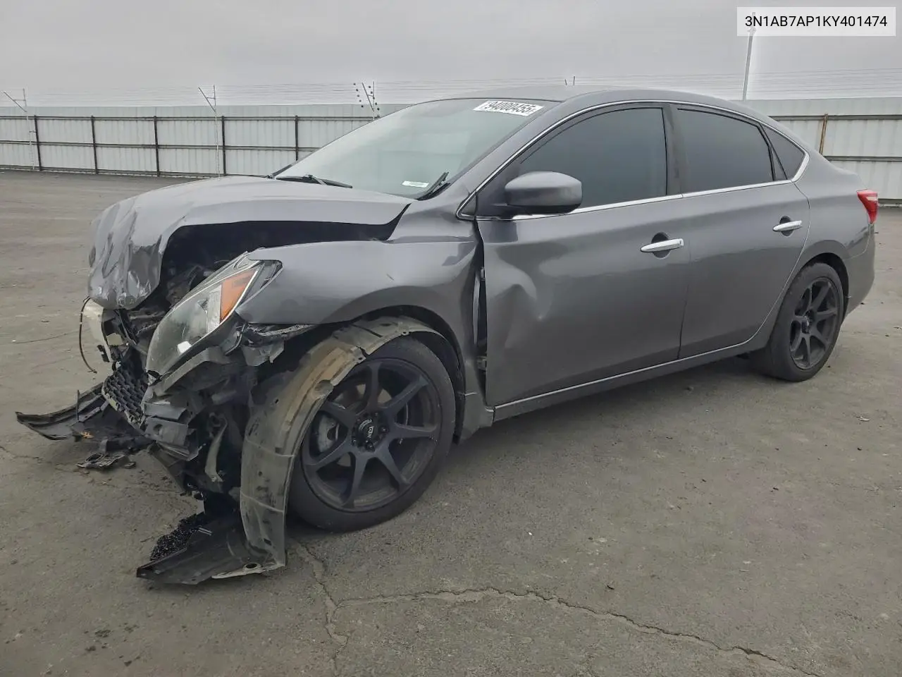 3N1AB7AP1KY401474 2019 Nissan Sentra S