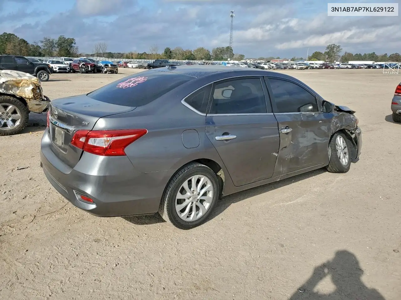 3N1AB7AP7KL629122 2019 Nissan Sentra S