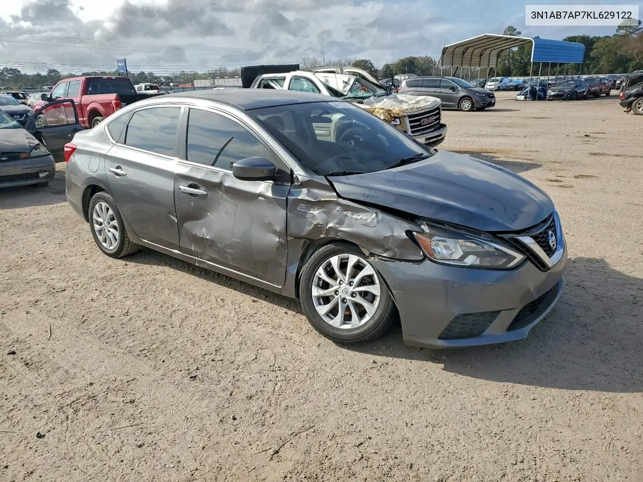 3N1AB7AP7KL629122 2019 Nissan Sentra S
