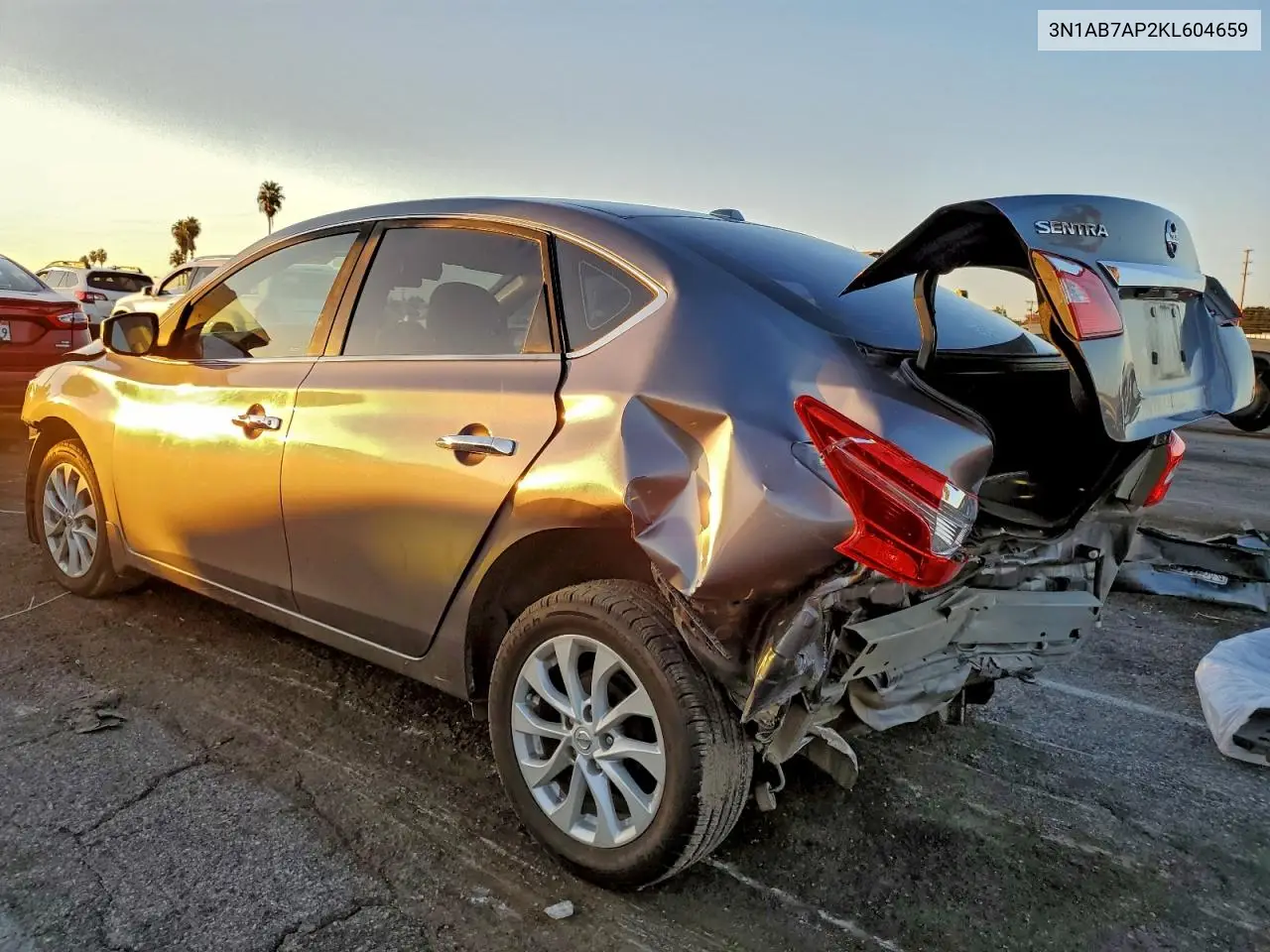 3N1AB7AP2KL604659 2019 Nissan Sentra S