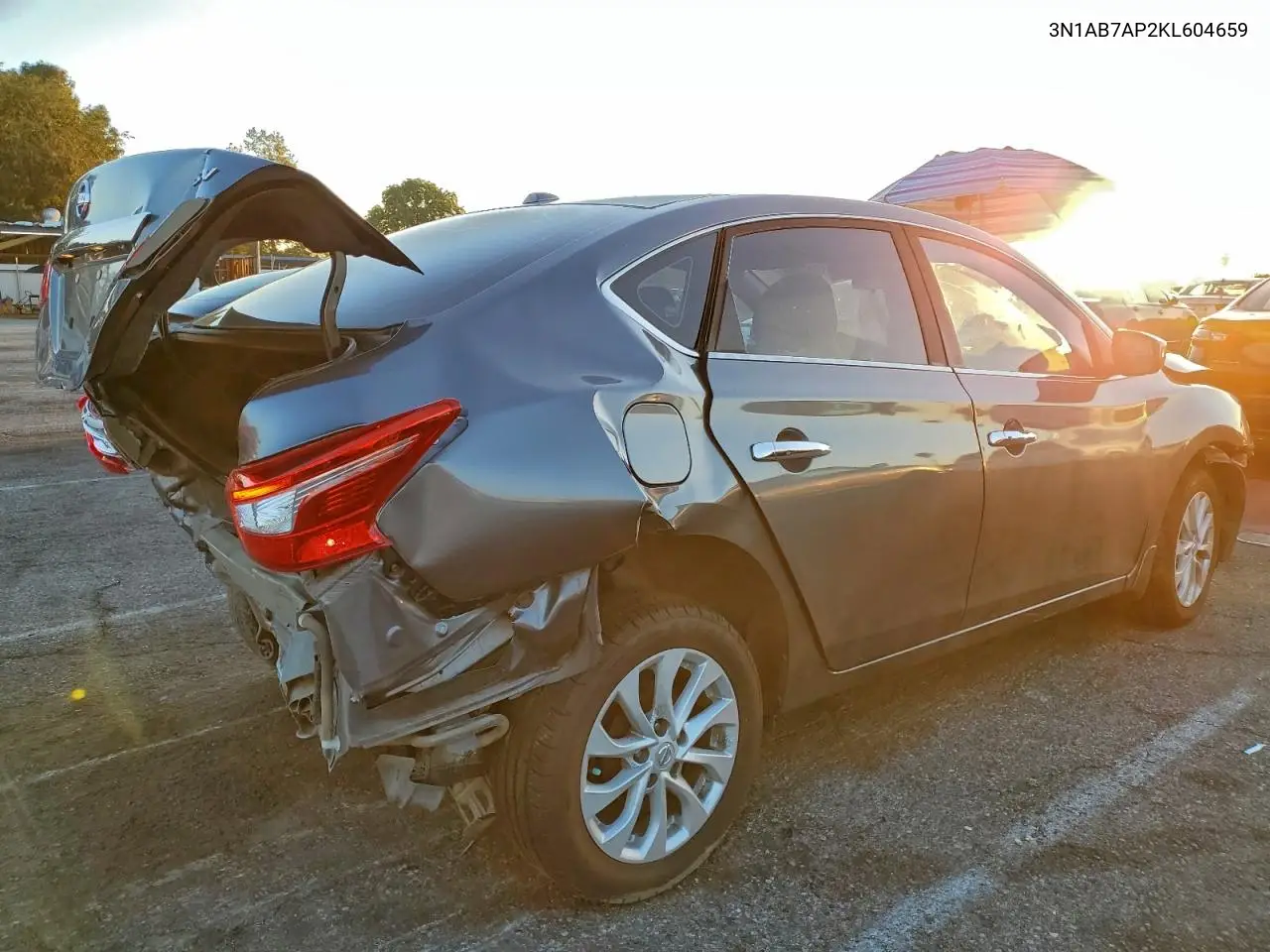 3N1AB7AP2KL604659 2019 Nissan Sentra S