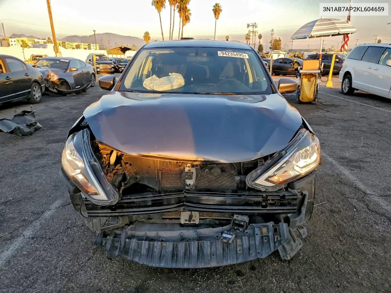 3N1AB7AP2KL604659 2019 Nissan Sentra S