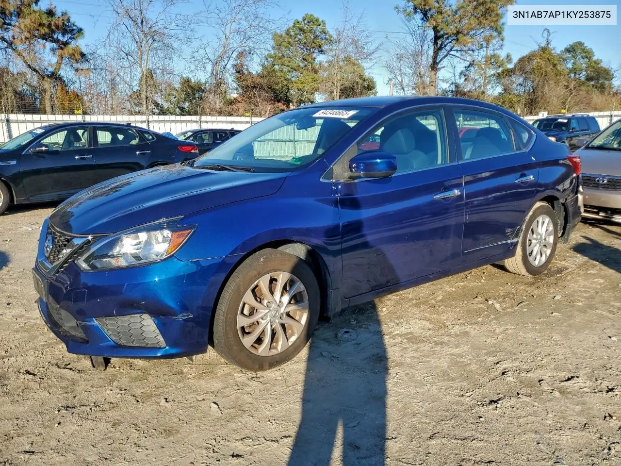 3N1AB7AP1KY253875 2019 Nissan Sentra S