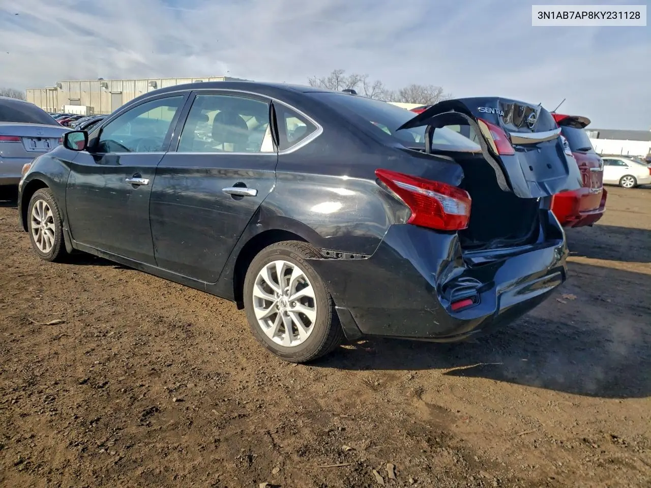 3N1AB7AP8KY231128 2019 Nissan Sentra S