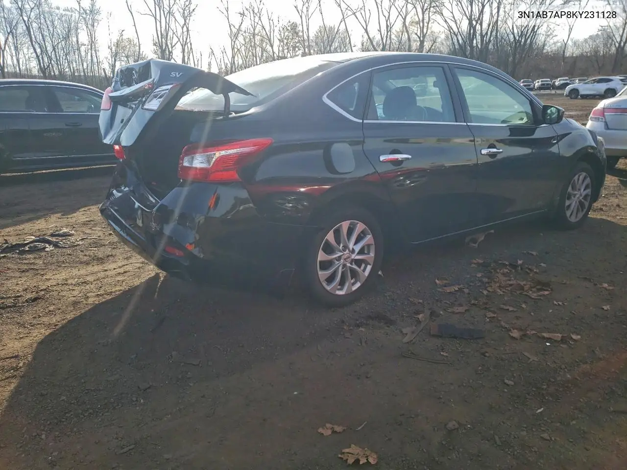 3N1AB7AP8KY231128 2019 Nissan Sentra S