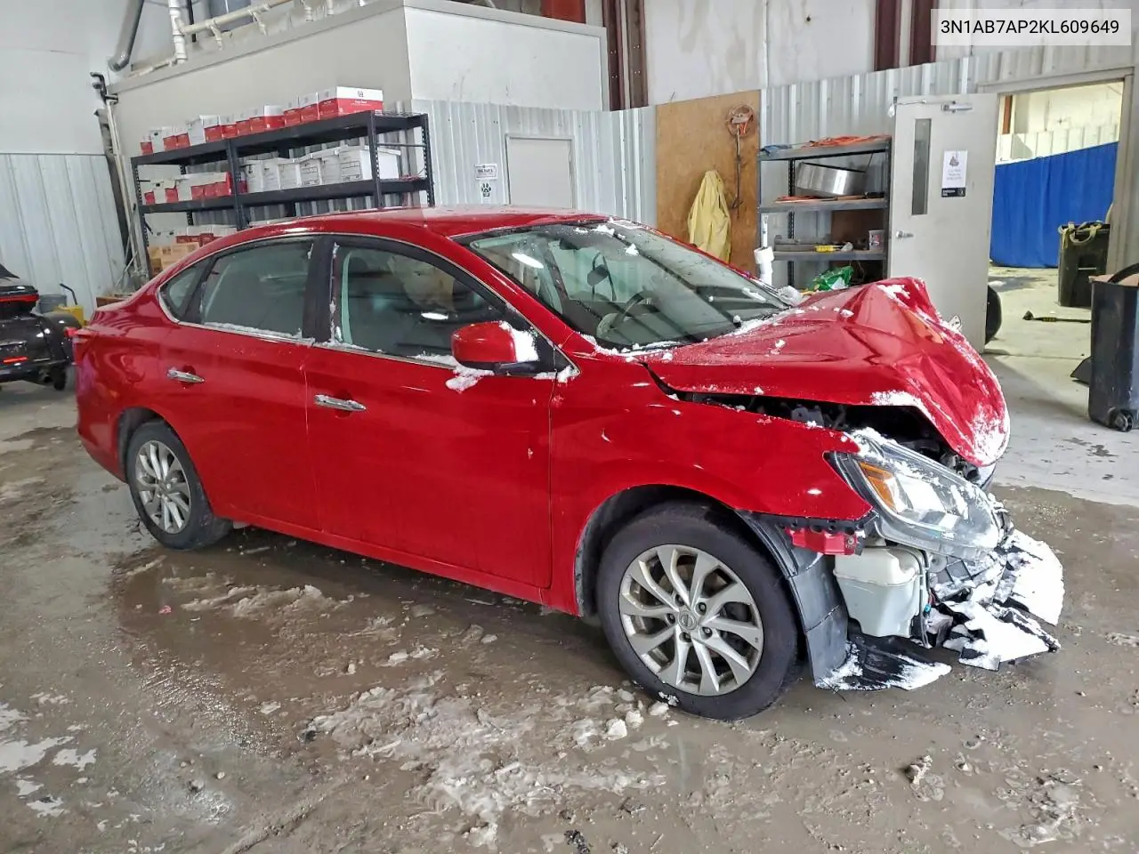 3N1AB7AP2KL609649 2019 Nissan Sentra S