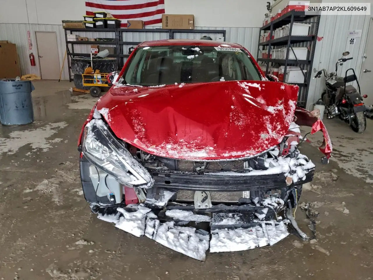 3N1AB7AP2KL609649 2019 Nissan Sentra S