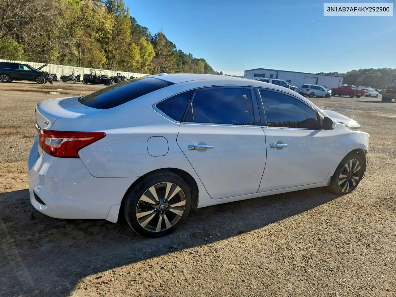 3N1AB7AP4KY292900 2019 Nissan Sentra S