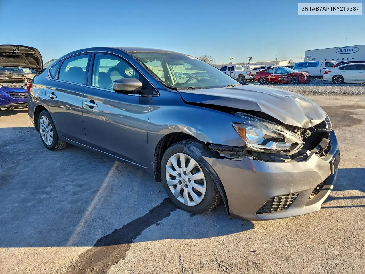 3N1AB7AP1KY219337 2019 Nissan Sentra S