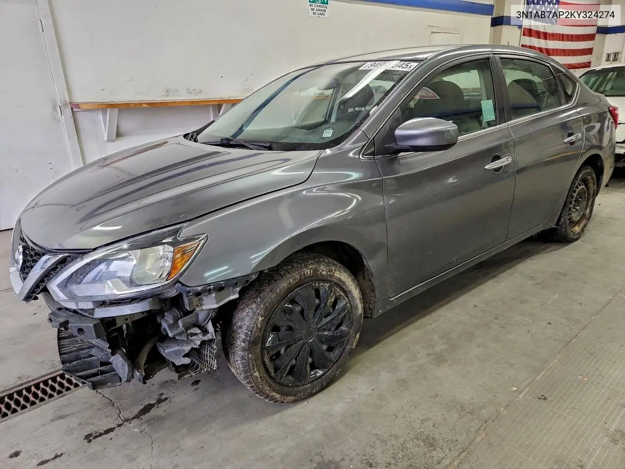 3N1AB7AP2KY324274 2019 Nissan Sentra S