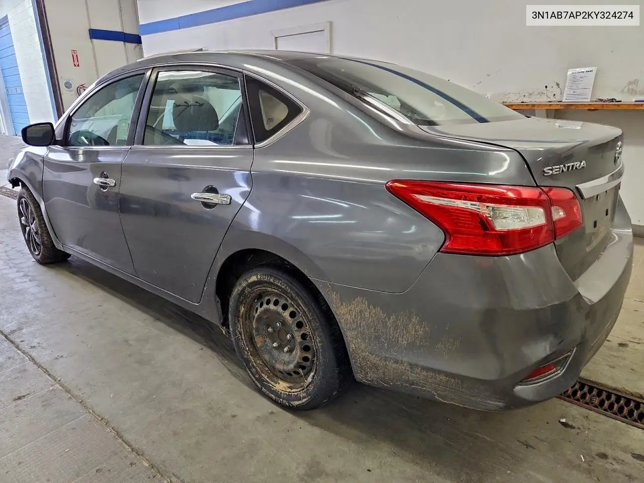 3N1AB7AP2KY324274 2019 Nissan Sentra S