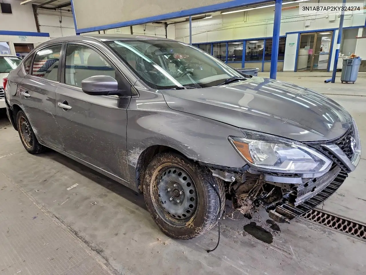 3N1AB7AP2KY324274 2019 Nissan Sentra S