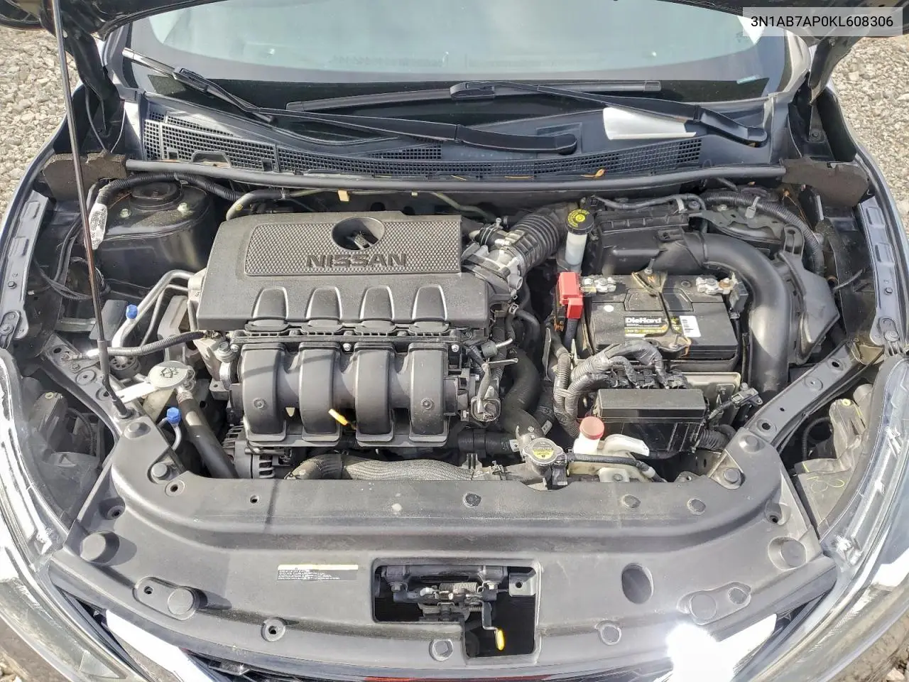 3N1AB7AP0KL608306 2019 Nissan Sentra S