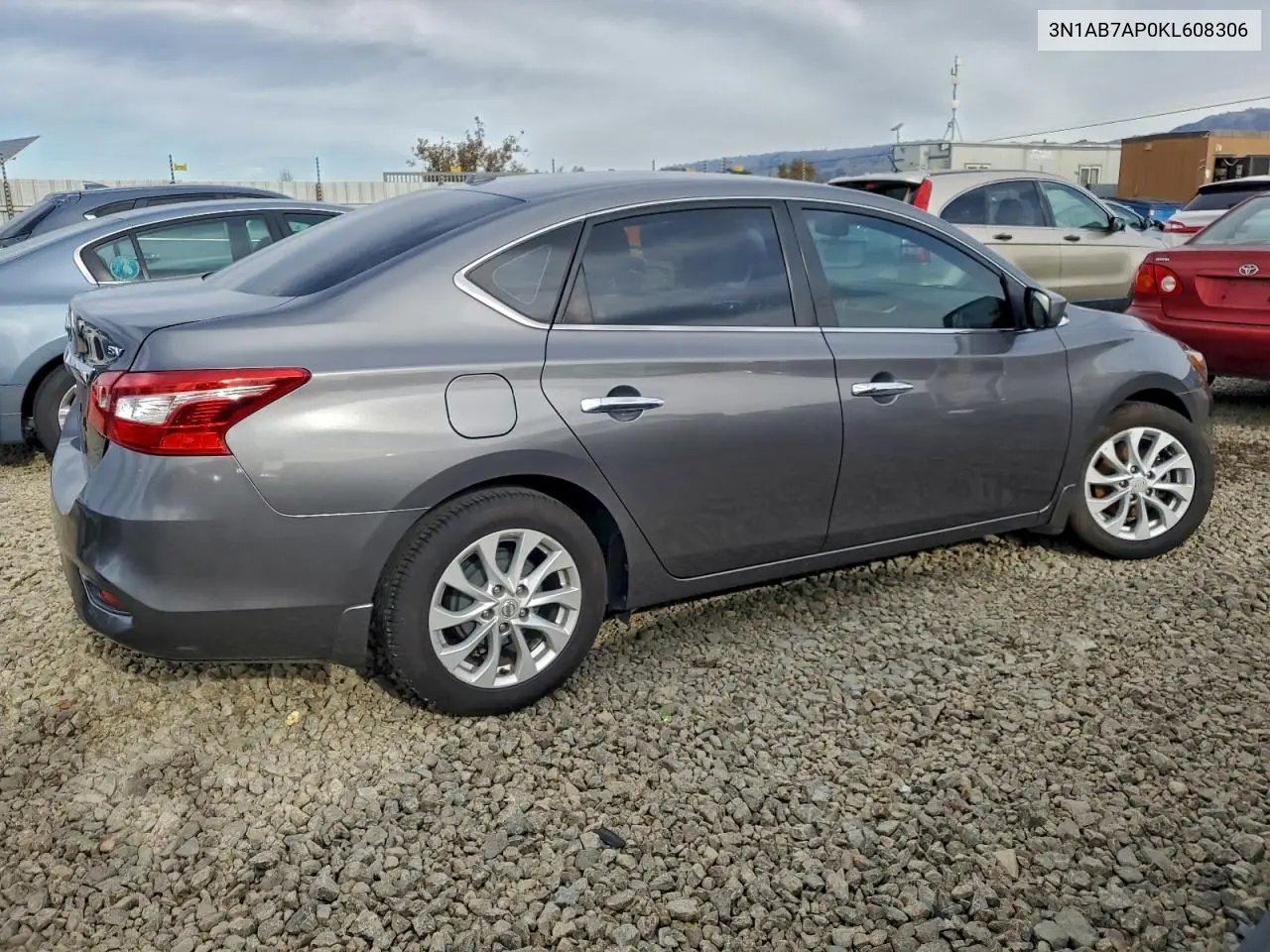 3N1AB7AP0KL608306 2019 Nissan Sentra S