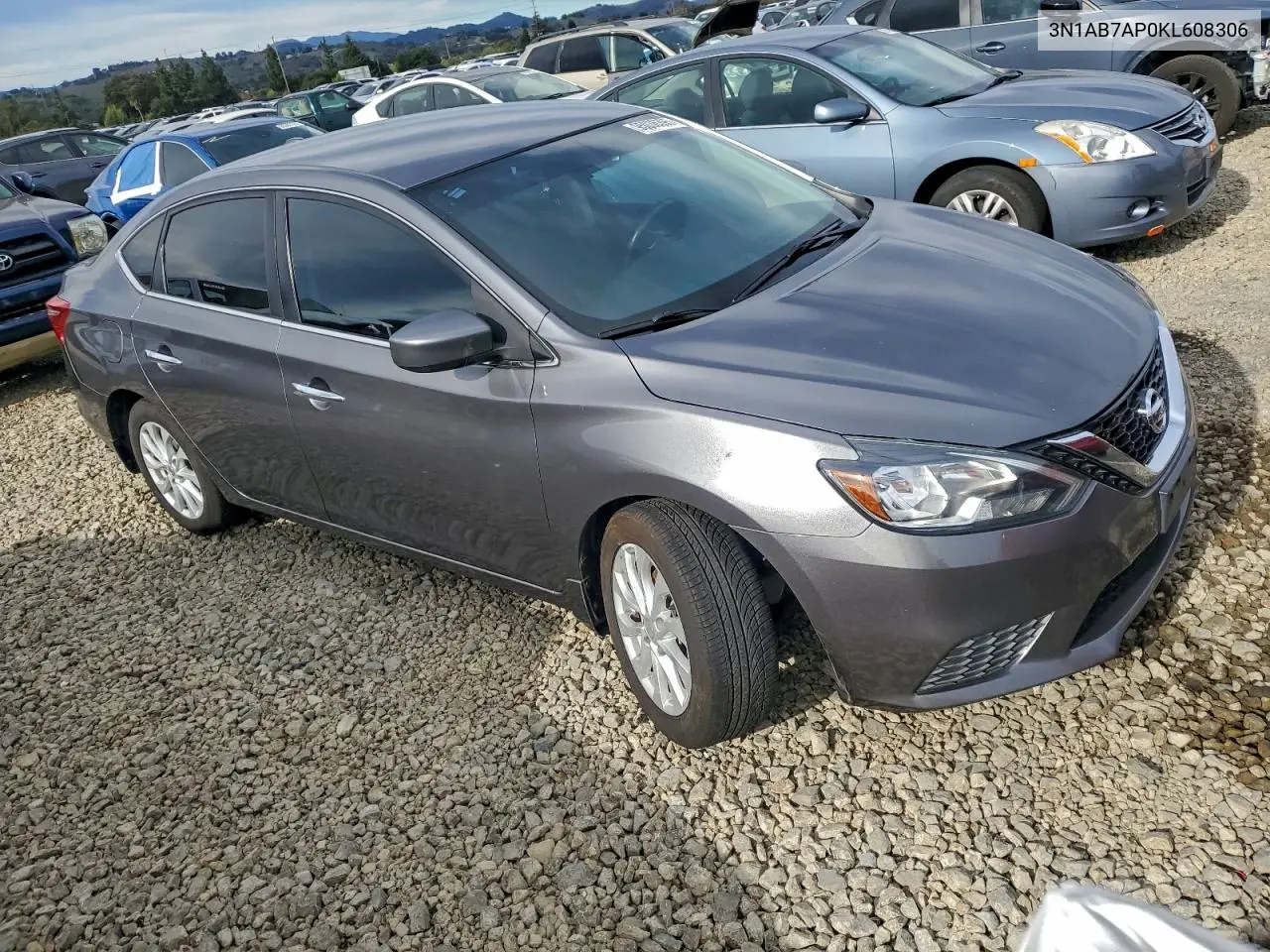 3N1AB7AP0KL608306 2019 Nissan Sentra S