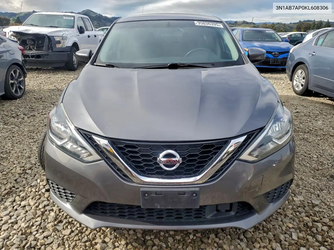 3N1AB7AP0KL608306 2019 Nissan Sentra S