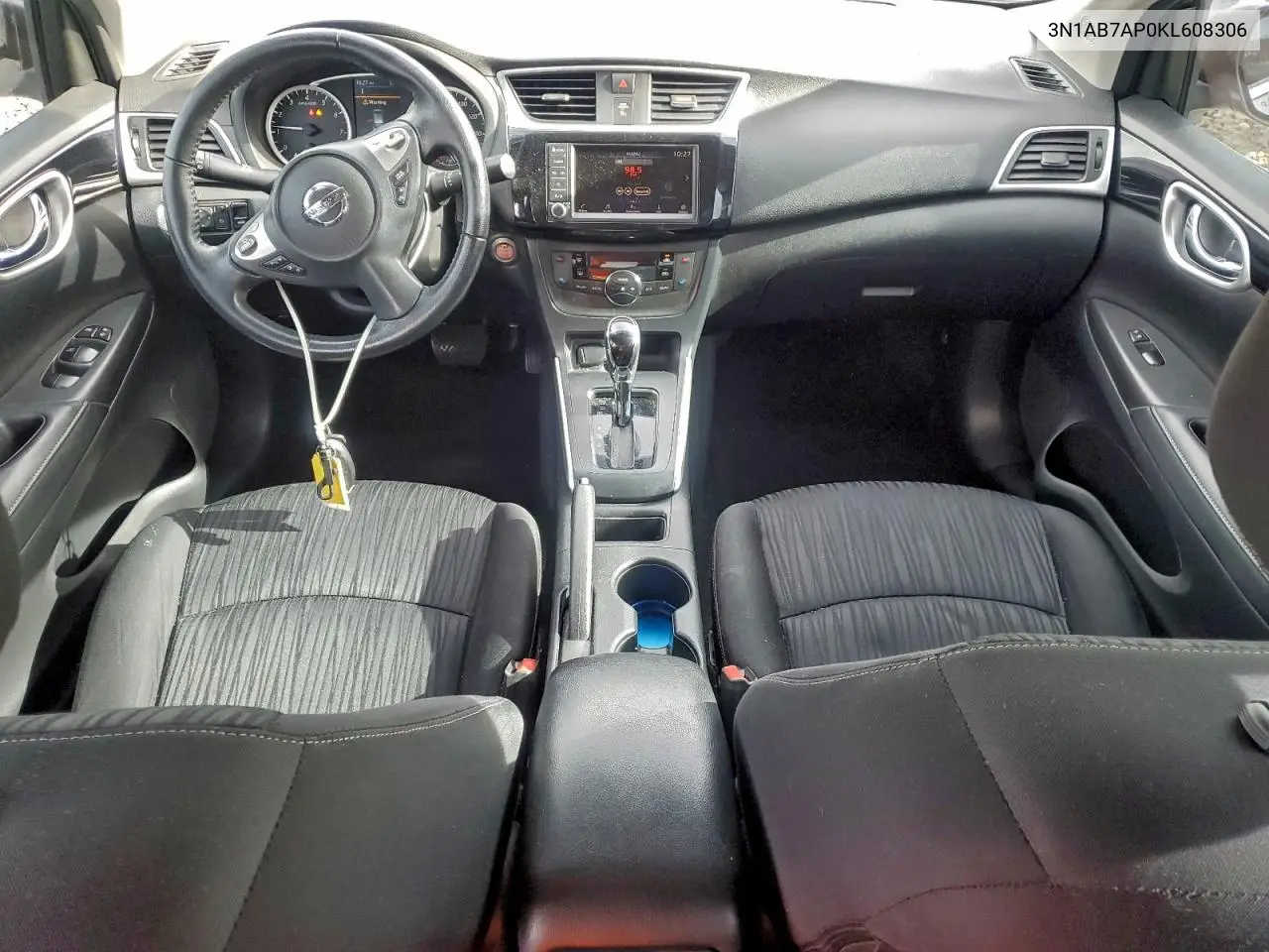 3N1AB7AP0KL608306 2019 Nissan Sentra S