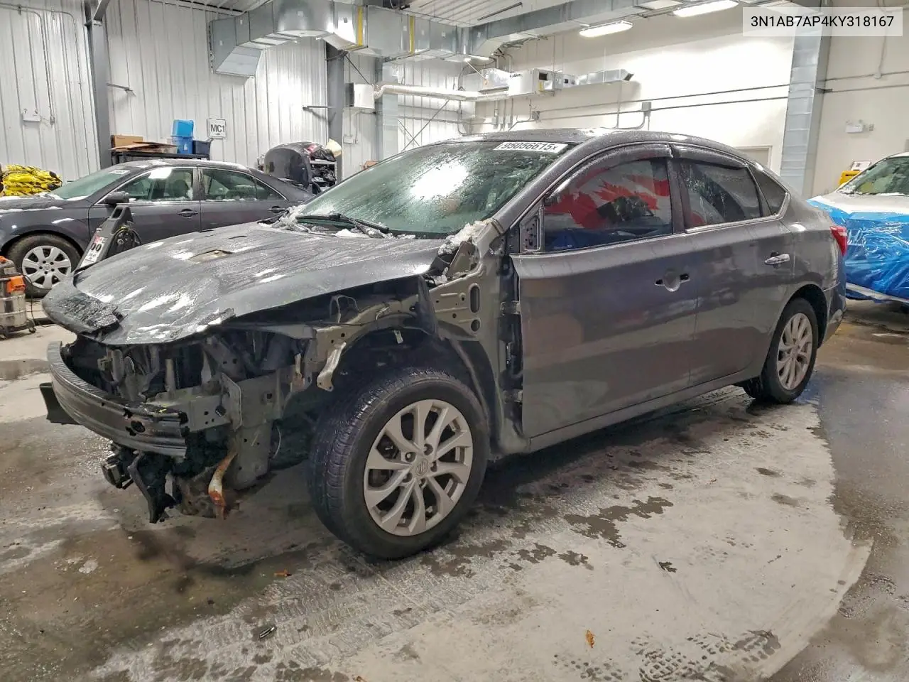 3N1AB7AP4KY318167 2019 Nissan Sentra S