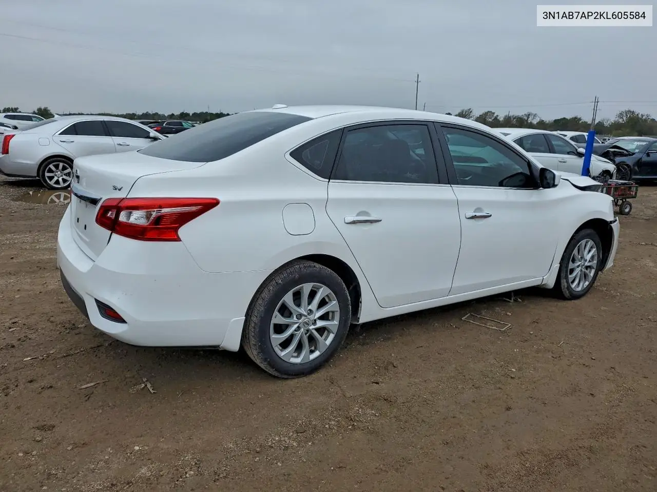 3N1AB7AP2KL605584 2019 Nissan Sentra S