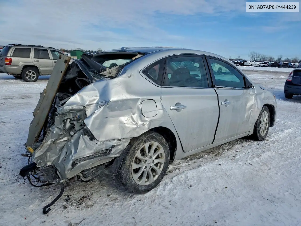 3N1AB7AP8KY444239 2019 Nissan Sentra S