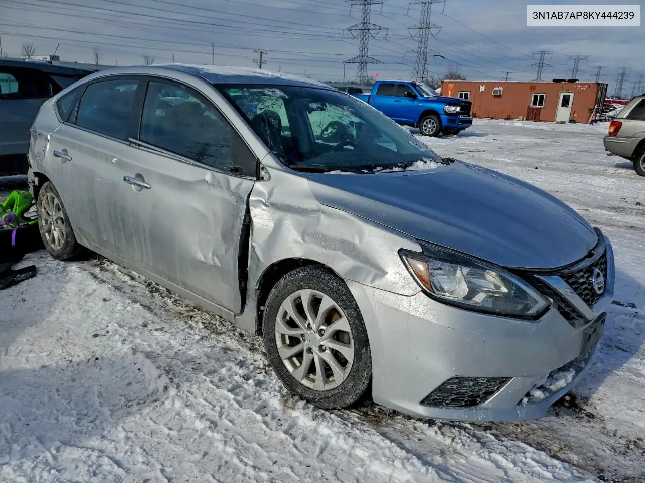 3N1AB7AP8KY444239 2019 Nissan Sentra S