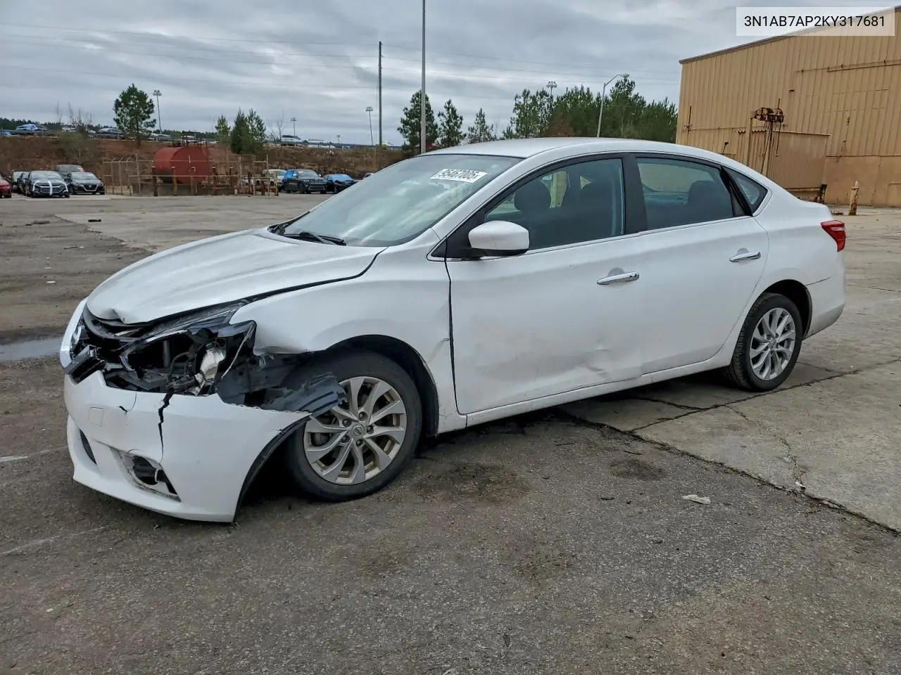 3N1AB7AP2KY317681 2019 Nissan Sentra S