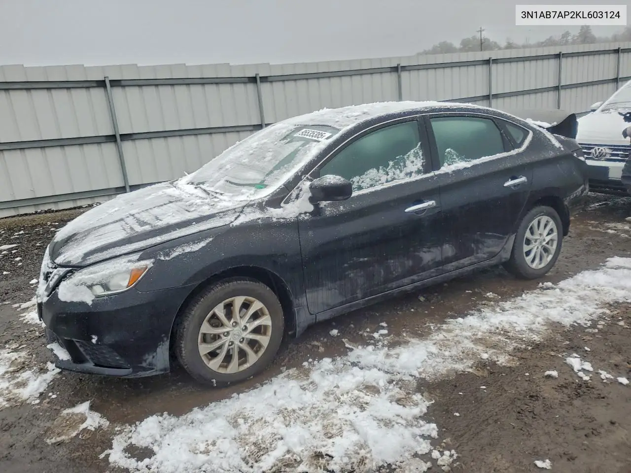 3N1AB7AP2KL603124 2019 Nissan Sentra S