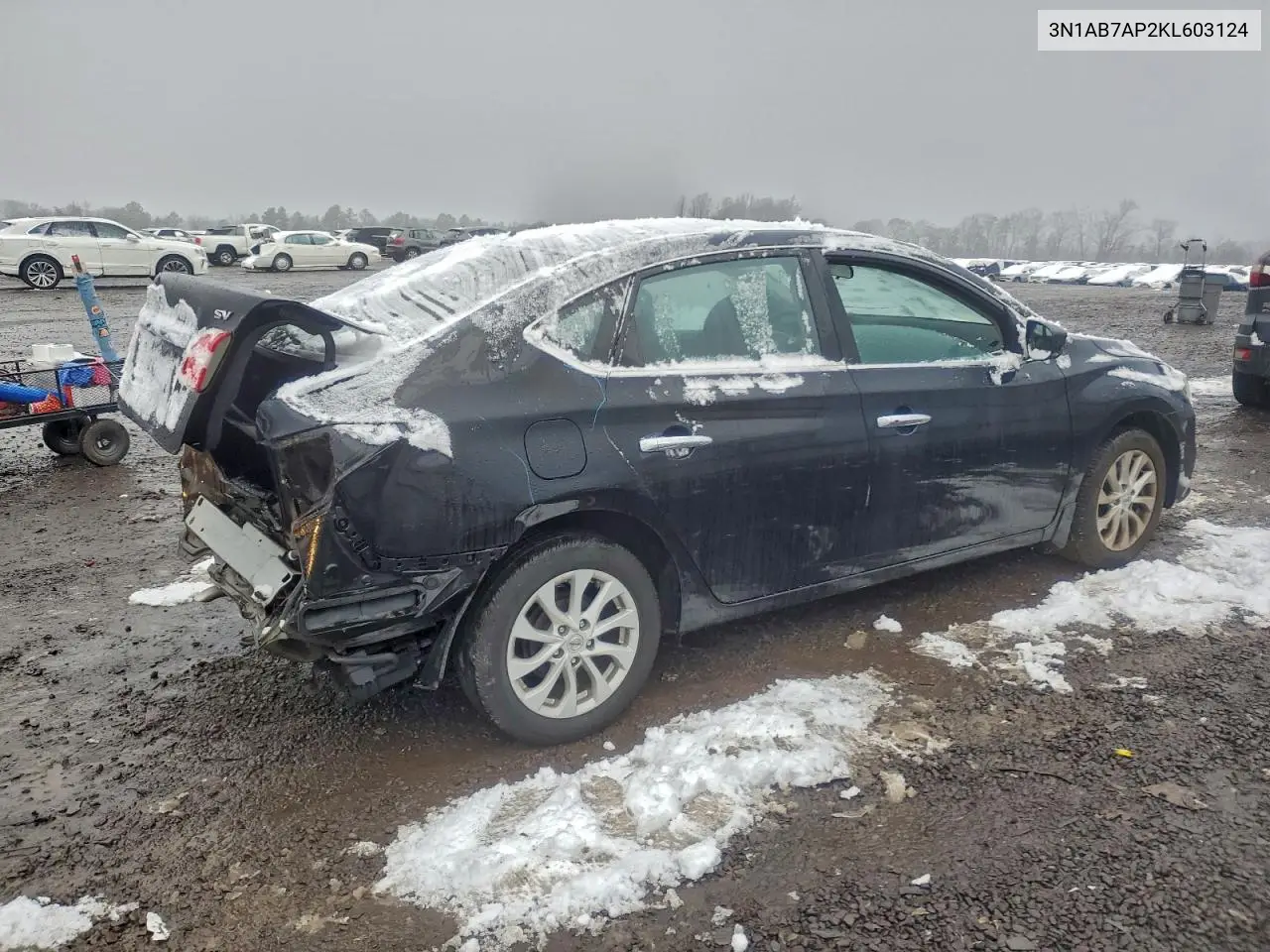 3N1AB7AP2KL603124 2019 Nissan Sentra S