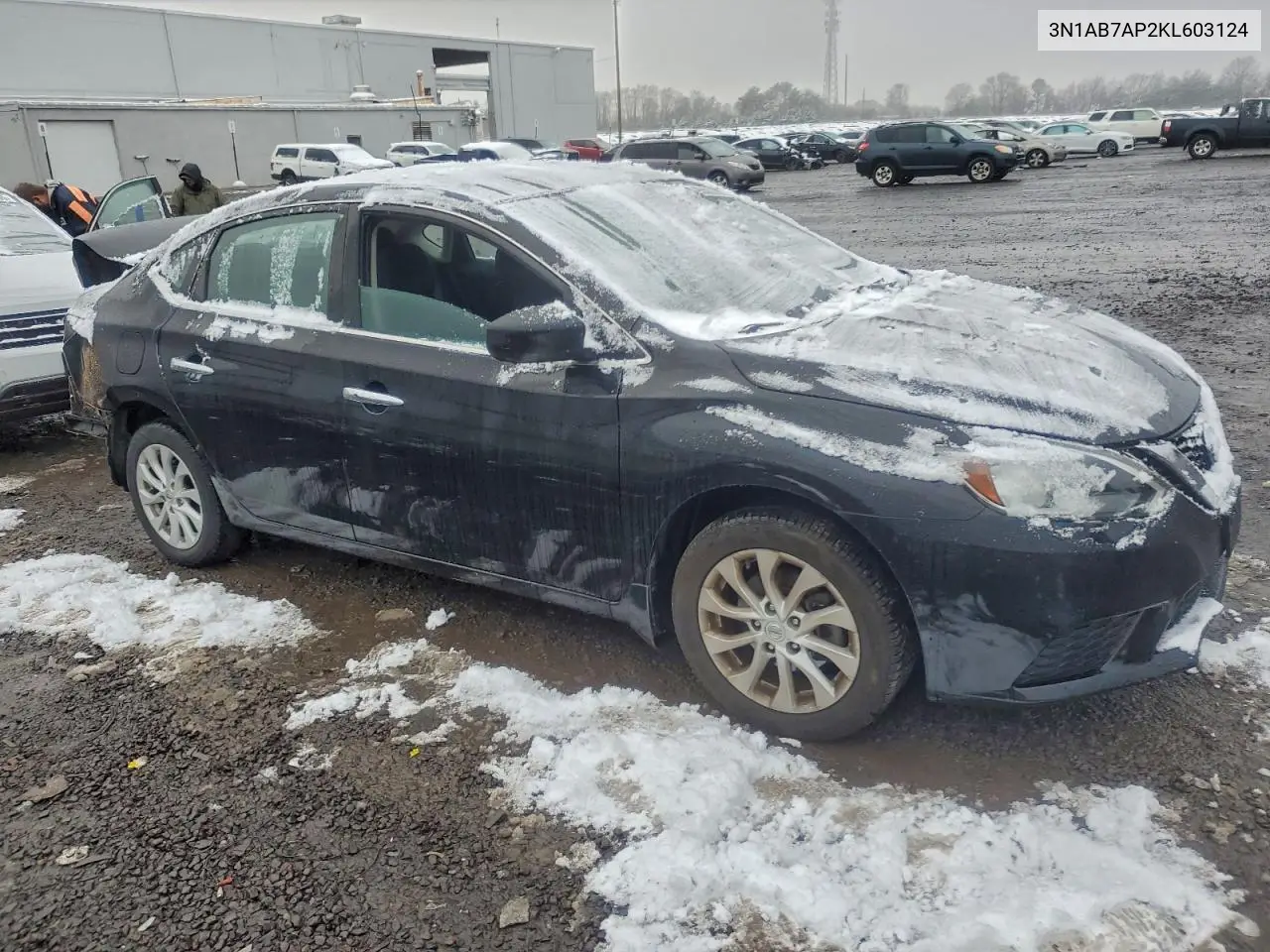 3N1AB7AP2KL603124 2019 Nissan Sentra S