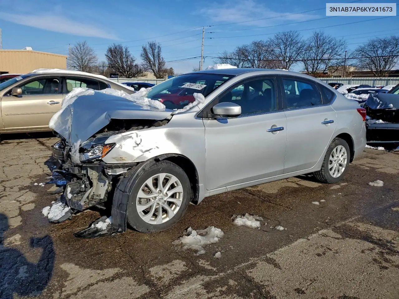3N1AB7AP6KY241673 2019 Nissan Sentra S