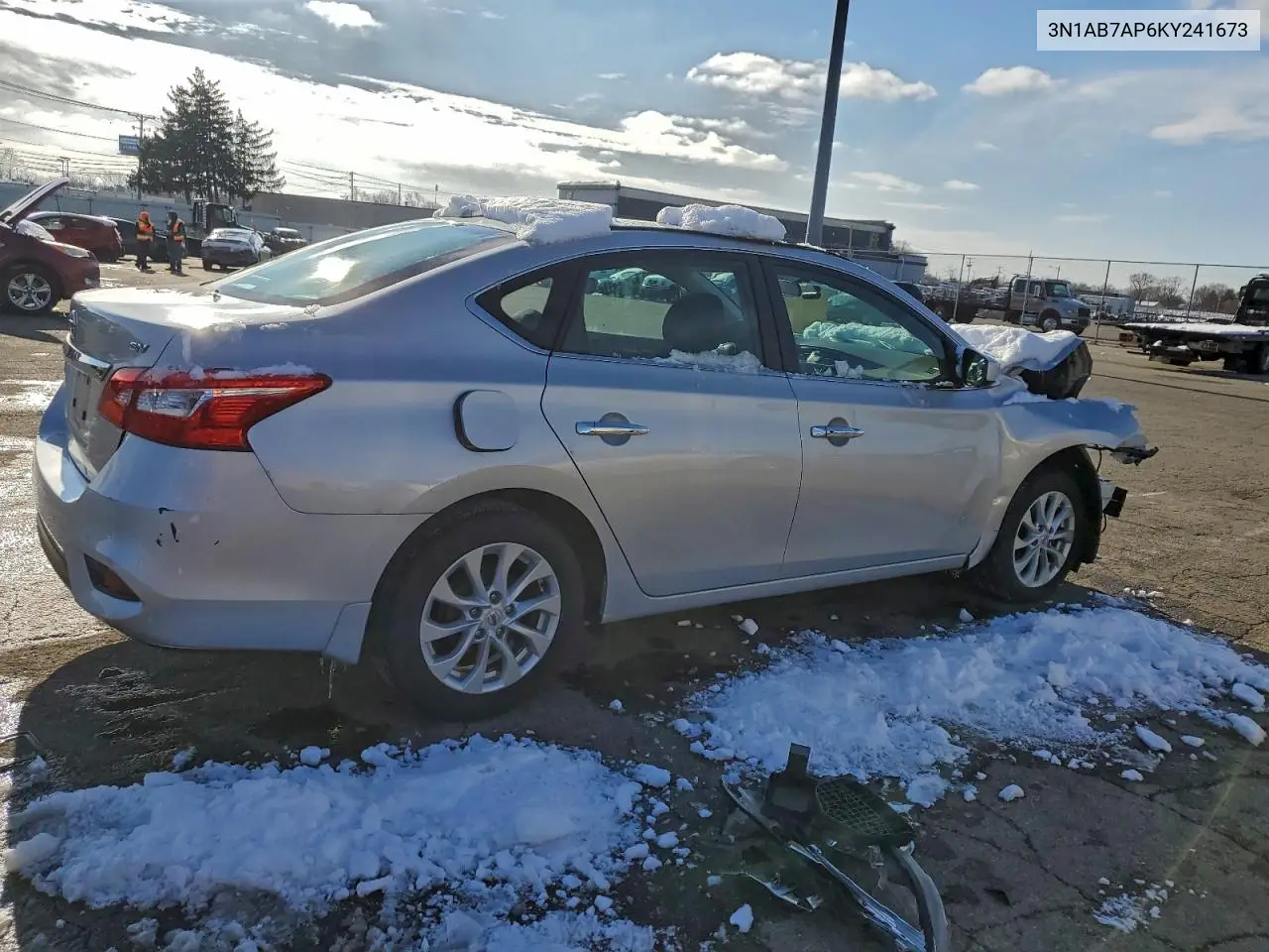 3N1AB7AP6KY241673 2019 Nissan Sentra S