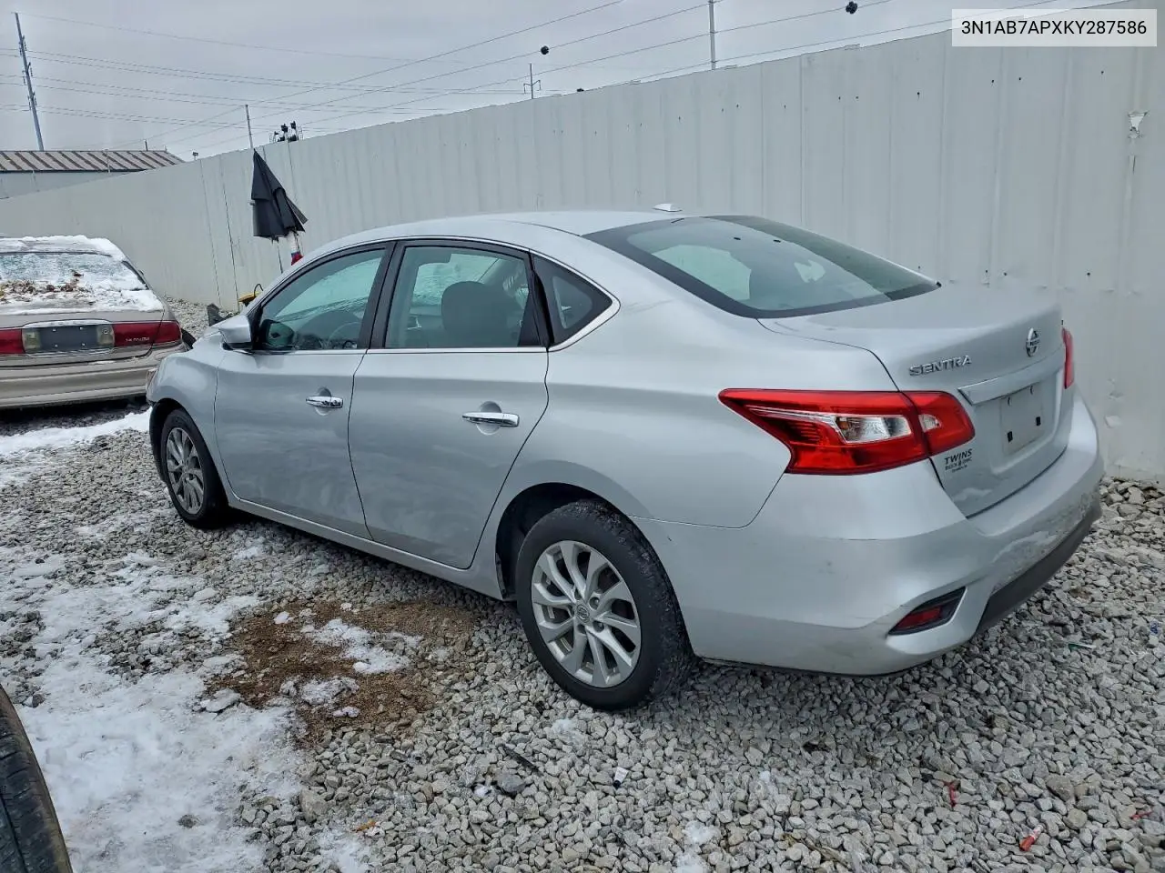 3N1AB7APXKY287586 2019 Nissan Sentra S