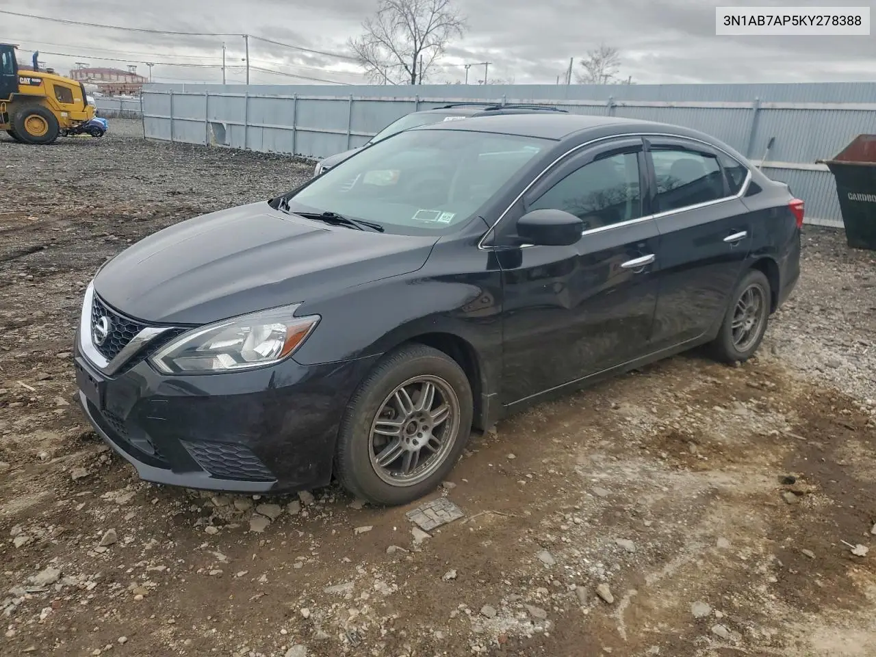 3N1AB7AP5KY278388 2019 Nissan Sentra S