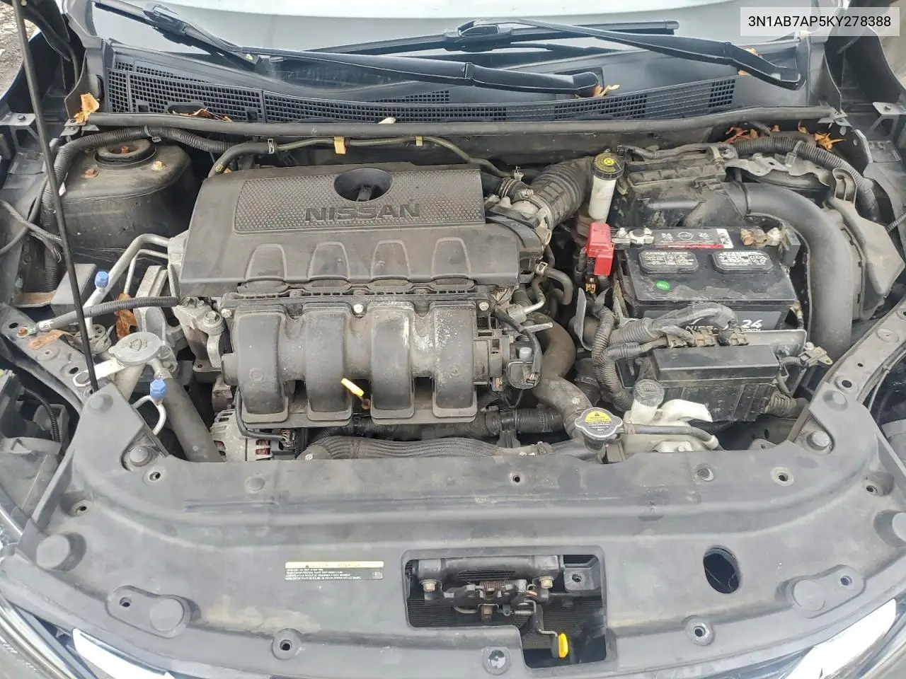 3N1AB7AP5KY278388 2019 Nissan Sentra S
