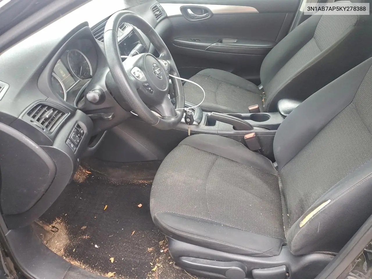 3N1AB7AP5KY278388 2019 Nissan Sentra S
