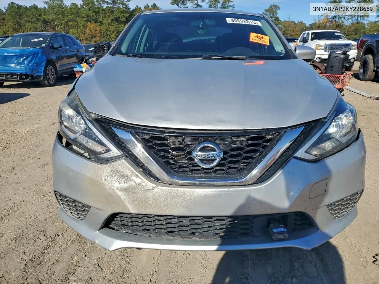 3N1AB7AP2KY228659 2019 Nissan Sentra S