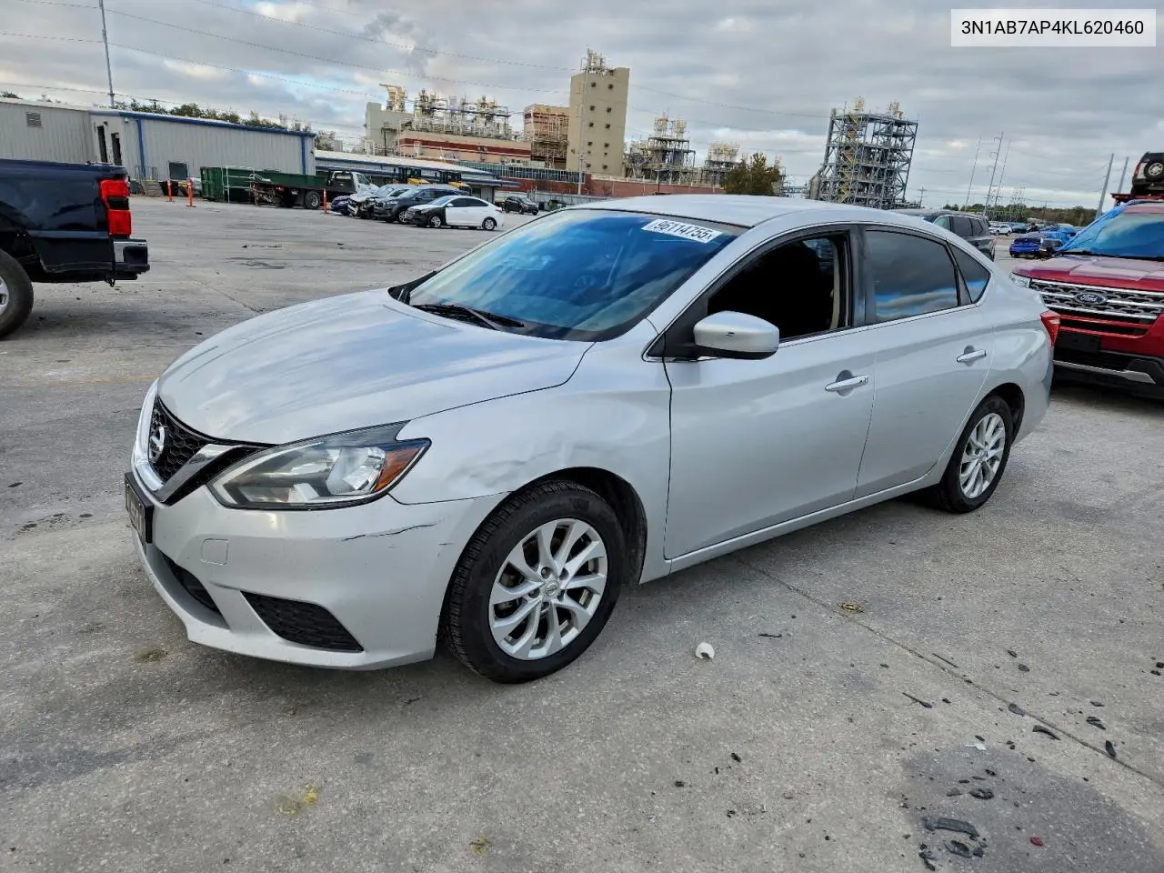 3N1AB7AP4KL620460 2019 Nissan Sentra S