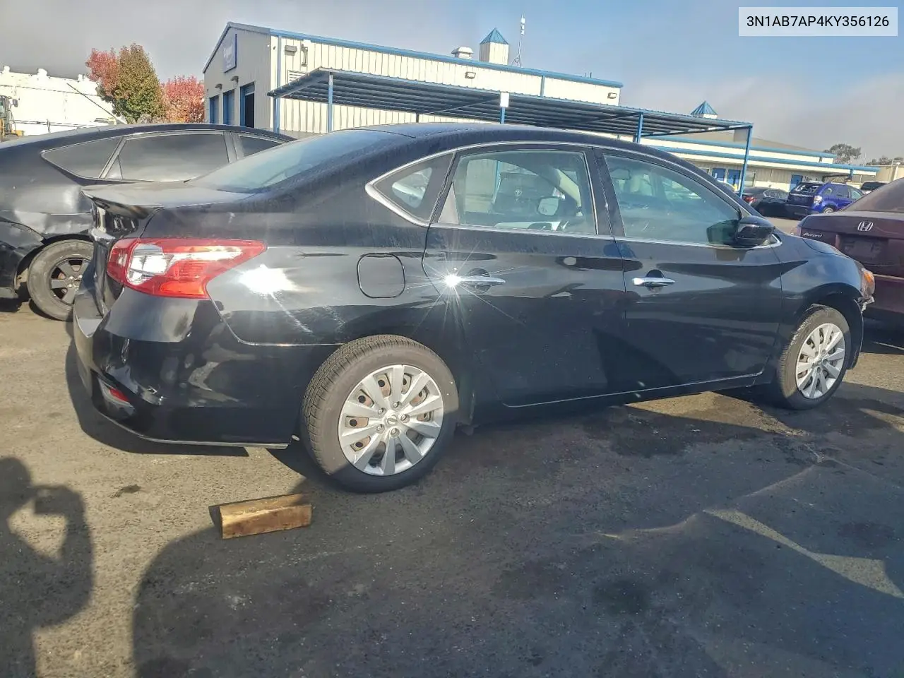 3N1AB7AP4KY356126 2019 Nissan Sentra S