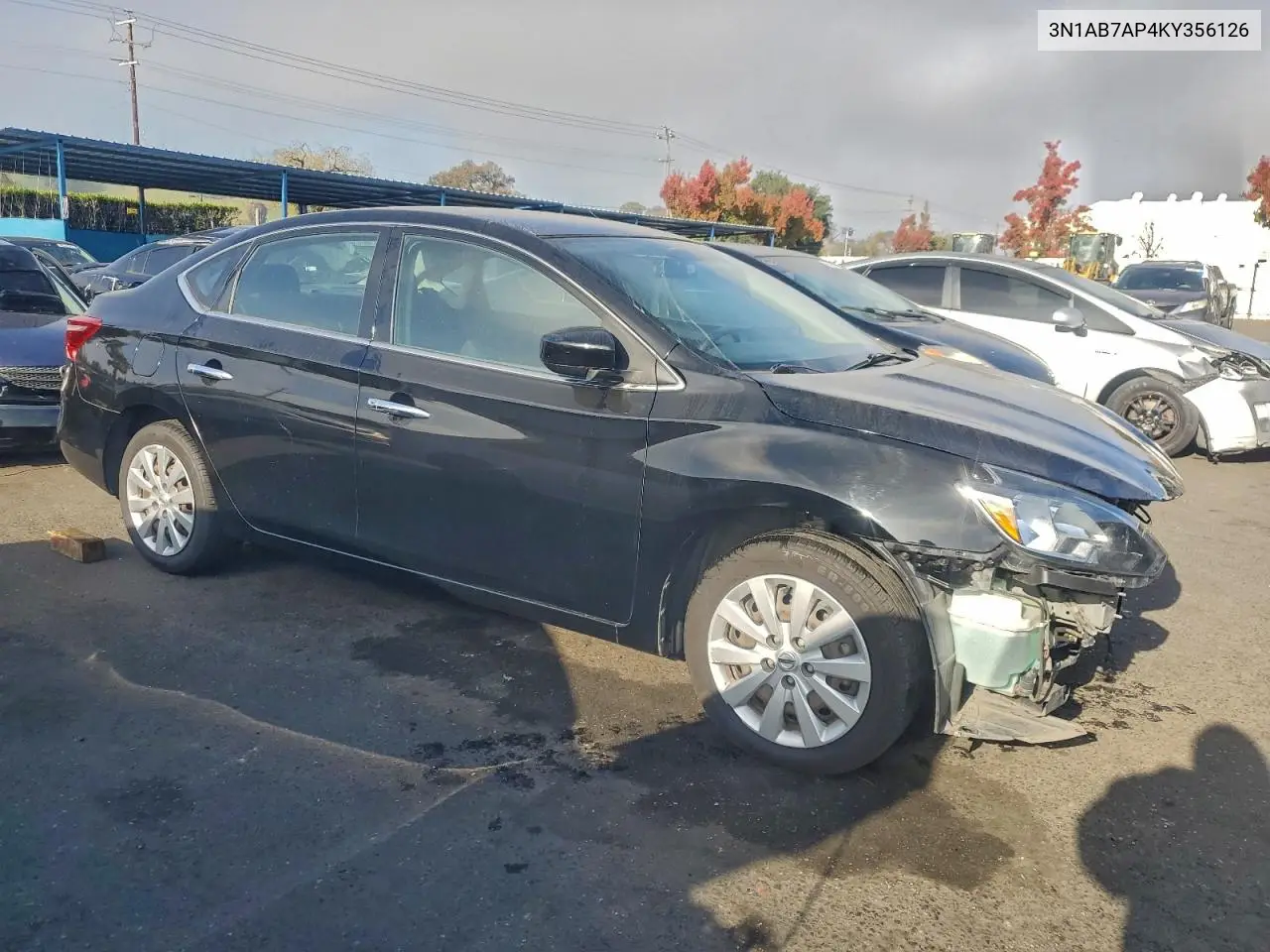 3N1AB7AP4KY356126 2019 Nissan Sentra S