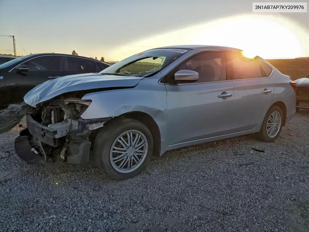 3N1AB7AP7KY209976 2019 Nissan Sentra S
