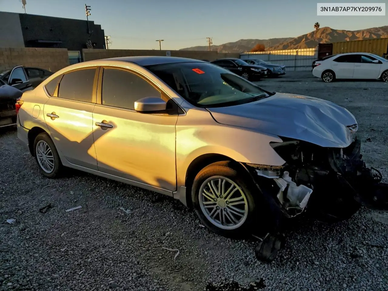 3N1AB7AP7KY209976 2019 Nissan Sentra S