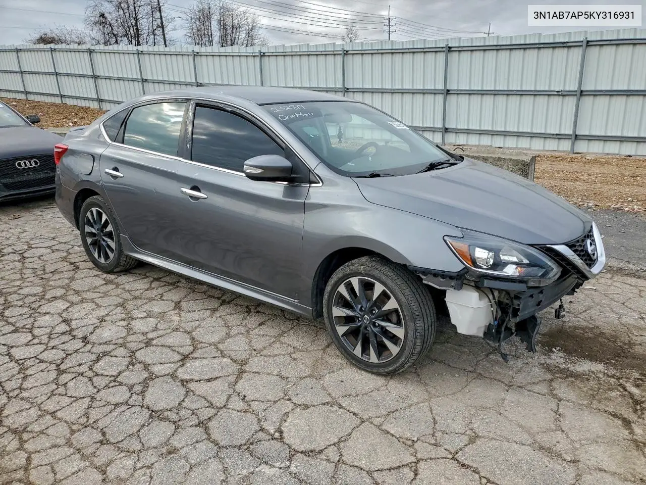 3N1AB7AP5KY316931 2019 Nissan Sentra S