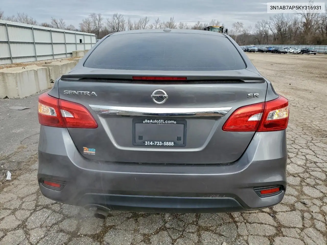 3N1AB7AP5KY316931 2019 Nissan Sentra S
